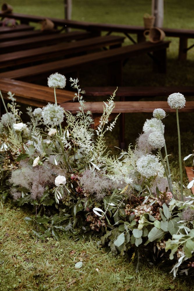 Décoration florale mariage Nantes. Scénographie. Fleuriste