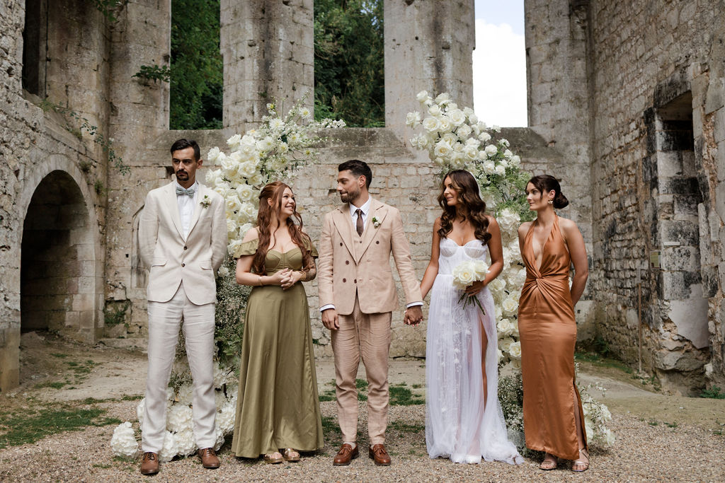 Mariage en Normandie à l'Abbaye Notre-Dame de Fontaine-Guérard - Charline + Florian - Blog Mariage Madame C