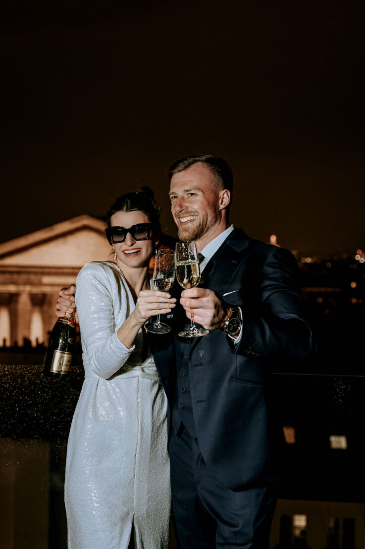 Mariage intime à Paris à l'hôtel de Pourtalès © Next Door Stories